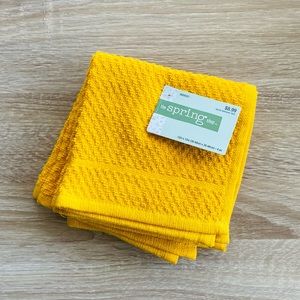 ✨Hobby Lobby Spring Shop Lemon Yellow Dish Rags | Cloth Napkins | NWT✨